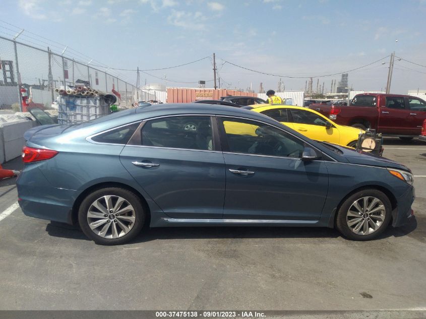 2015 HYUNDAI SONATA 2.4L SPORT - 5NPE34AF4FH254474