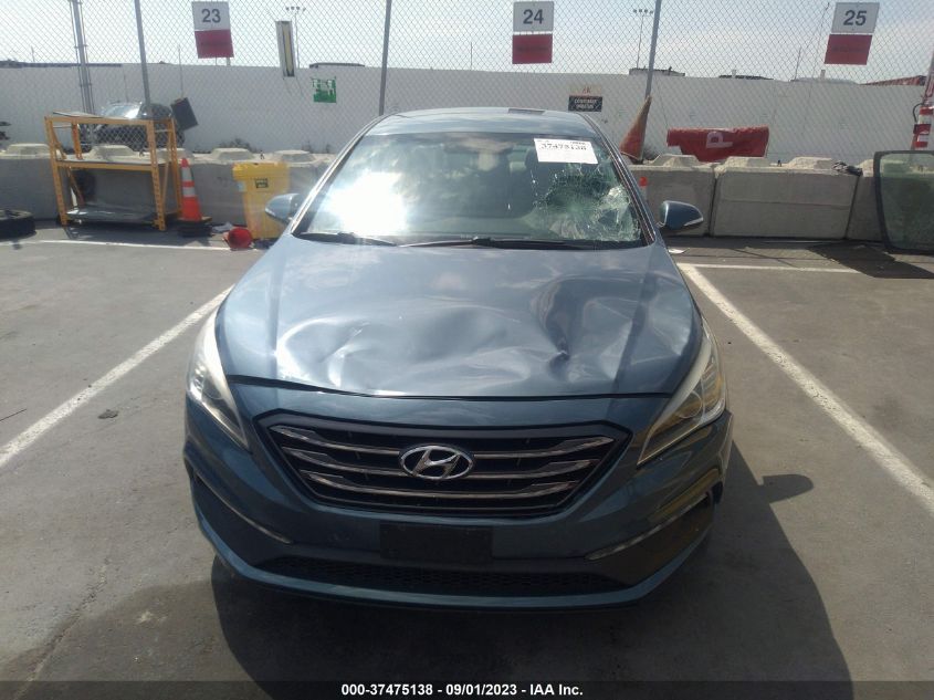 2015 HYUNDAI SONATA 2.4L SPORT - 5NPE34AF4FH254474