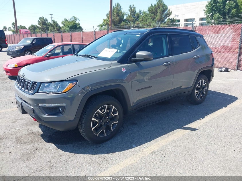 VIN 3C4NJDDB2MT566420 2021 JEEP COMPASS TRAILHAWK