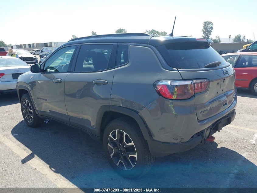 VIN 3C4NJDDB2MT566420 2021 JEEP COMPASS TRAILHAWK
