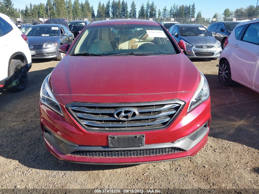 2015 HYUNDAI SONATA 2.4L SPORT - 5NPE34AF4FH233270