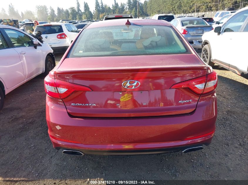 2015 HYUNDAI SONATA 2.4L SPORT - 5NPE34AF4FH233270