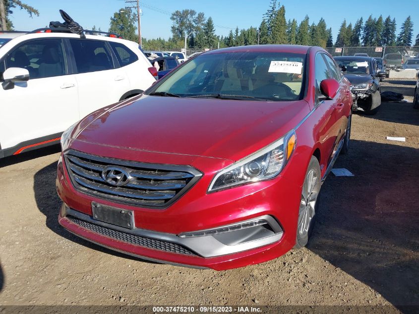 2015 HYUNDAI SONATA 2.4L SPORT - 5NPE34AF4FH233270