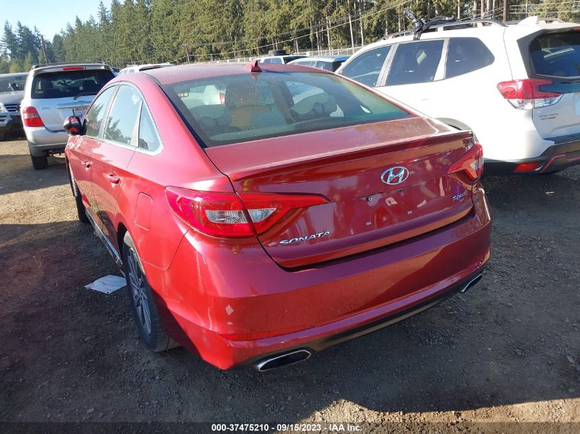 2015 HYUNDAI SONATA 2.4L SPORT - 5NPE34AF4FH233270