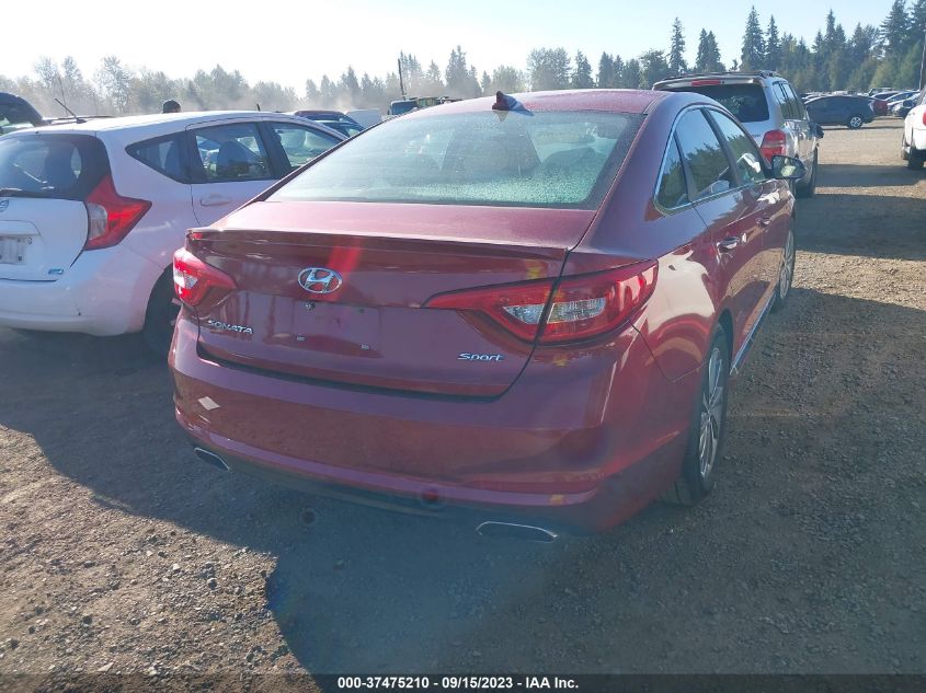 2015 HYUNDAI SONATA 2.4L SPORT - 5NPE34AF4FH233270