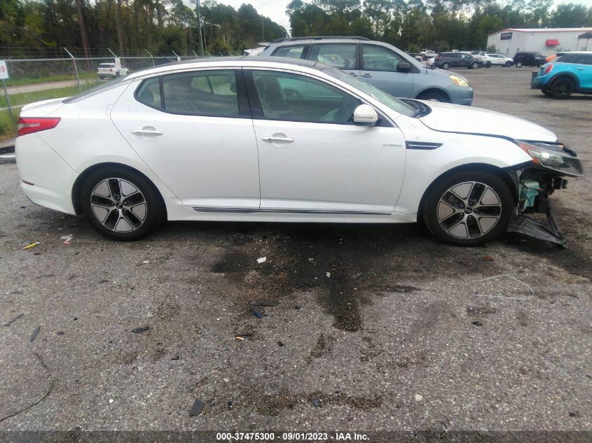 2013 KIA OPTIMA HYBRID EX - KNAGM4AD4D5040602