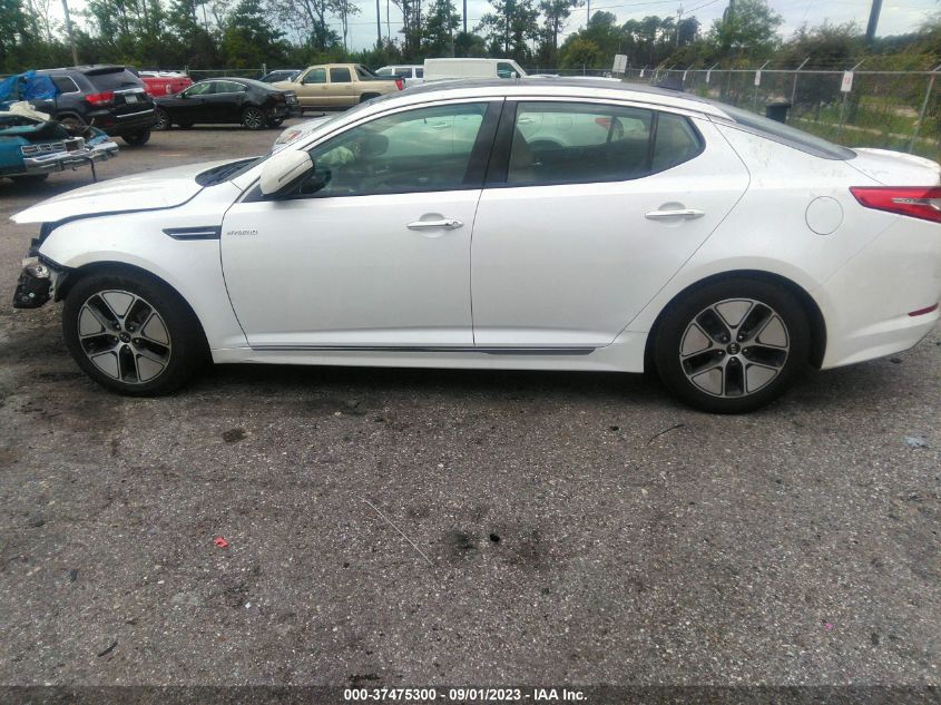 2013 KIA OPTIMA HYBRID EX - KNAGM4AD4D5040602