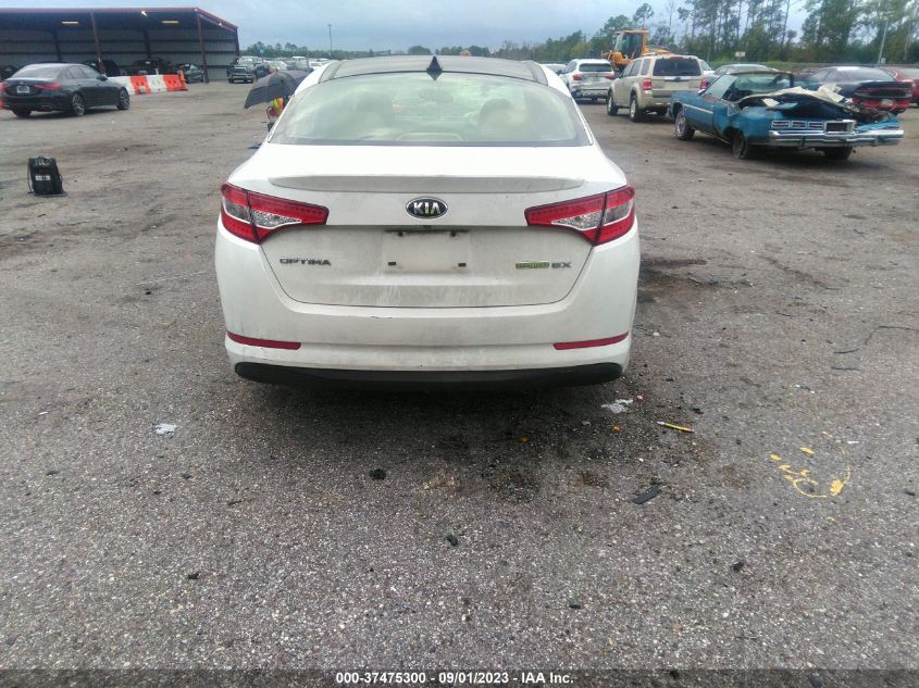 2013 KIA OPTIMA HYBRID EX - KNAGM4AD4D5040602