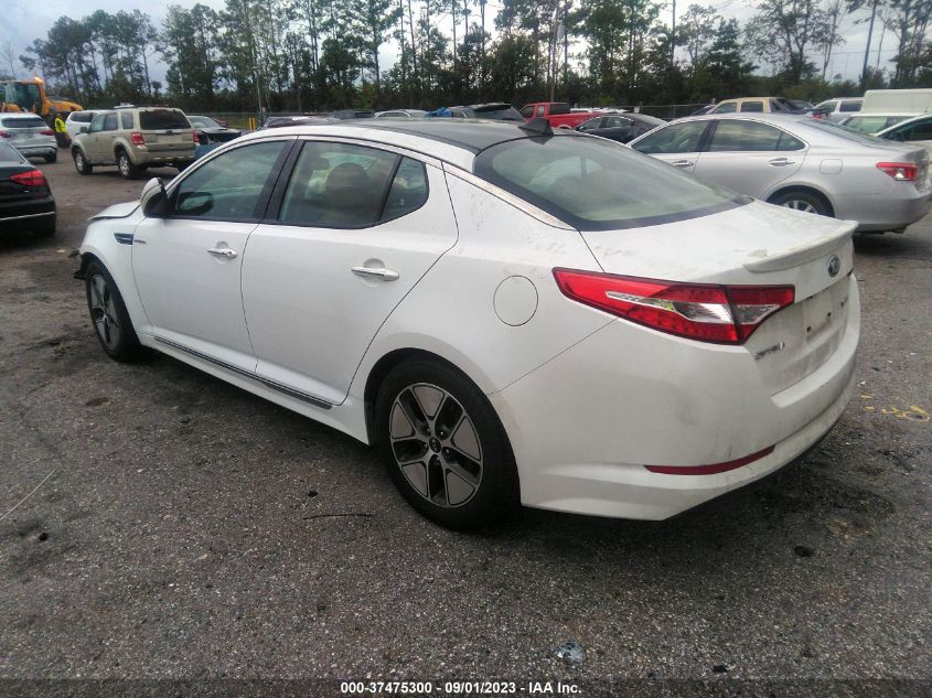 2013 KIA OPTIMA HYBRID EX - KNAGM4AD4D5040602