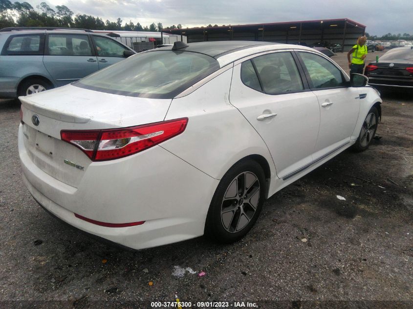 2013 KIA OPTIMA HYBRID EX - KNAGM4AD4D5040602