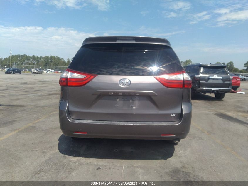 2016 TOYOTA SIENNA LE - 5TDKK3DC9GS759004