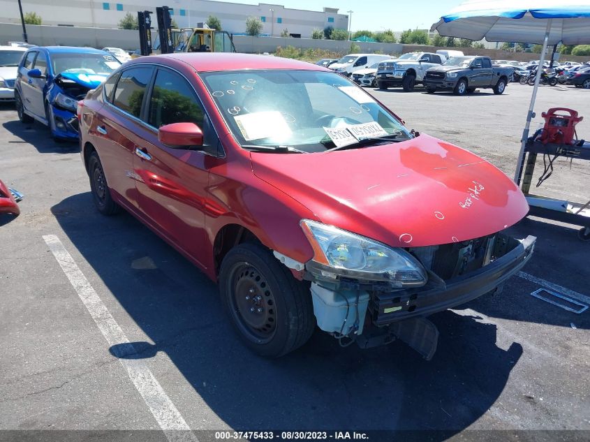 2015 NISSAN SENTRA SR/SL/S/SV/FE+ S - 3N1AB7APXFL667353