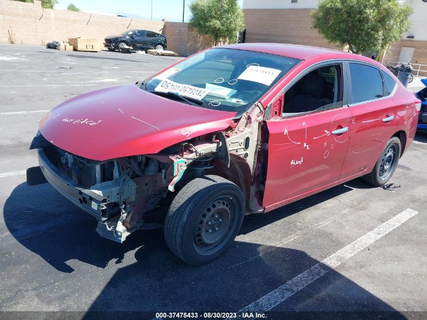 2015 NISSAN SENTRA SR/SL/S/SV/FE+ S - 3N1AB7APXFL667353