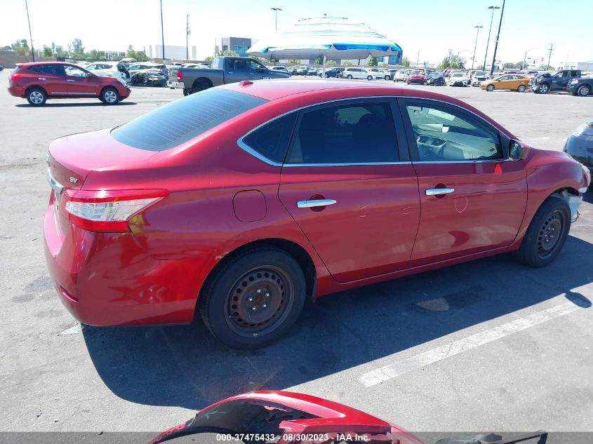 2015 NISSAN SENTRA SR/SL/S/SV/FE+ S - 3N1AB7APXFL667353