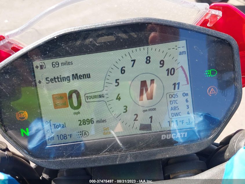 2021 DUCATI MONSTER - ZDMMAMDTXMB001584