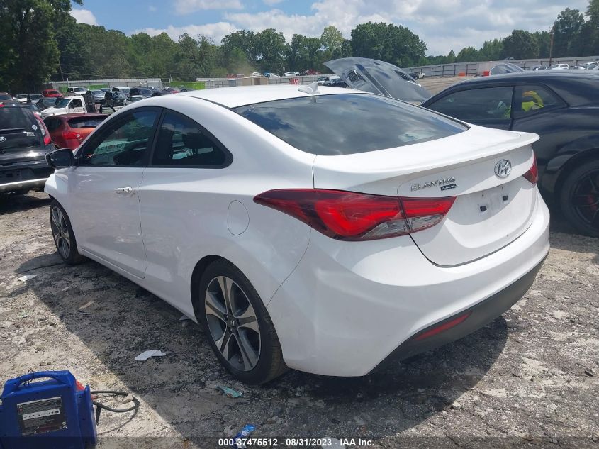 2014 HYUNDAI ELANTRA COUPE - KMHDH6AH3EU026864