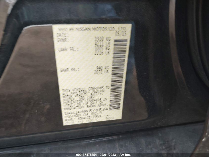 2015 NISSAN ALTIMA 2.5 - 1N4AL3AP6FN878834