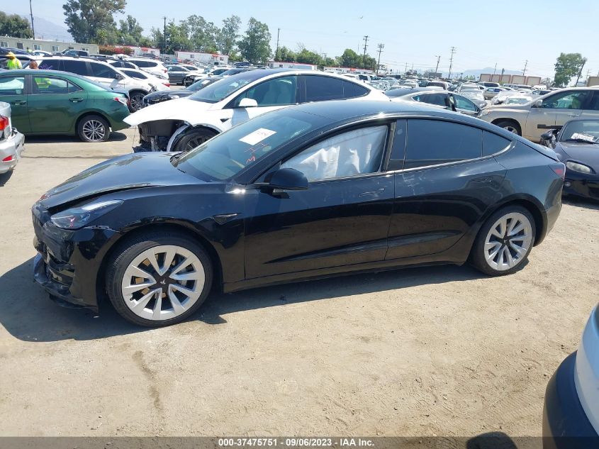 2022 TESLA MODEL 3 LONG RANGE - 5YJ3E1EB0NF209827