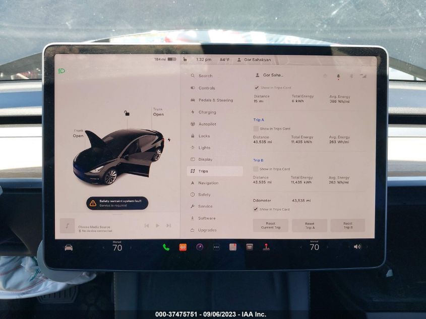 2022 TESLA MODEL 3 LONG RANGE - 5YJ3E1EB0NF209827