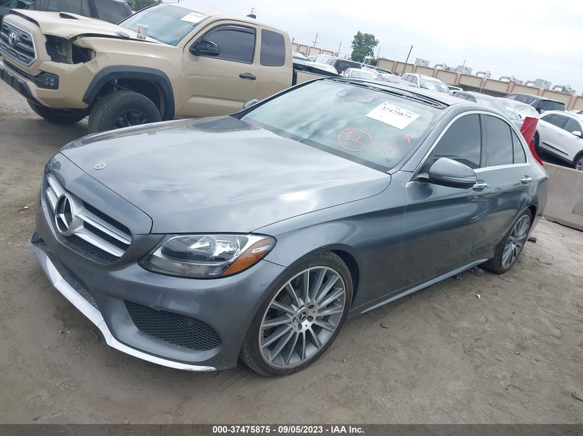 VIN 55SWF4JBXJU238147 2018 MERCEDES-BENZ C-CLASS C 300