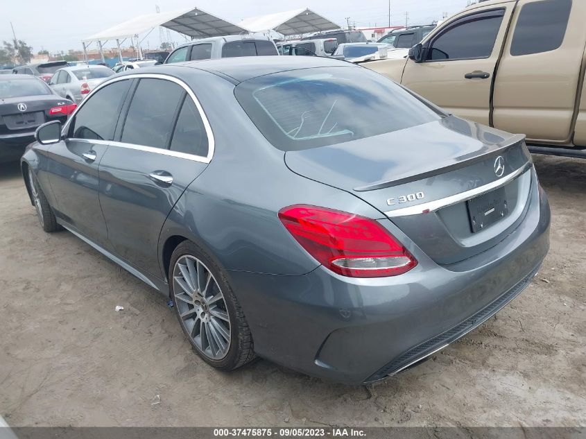 VIN 55SWF4JBXJU238147 2018 MERCEDES-BENZ C-CLASS C 300