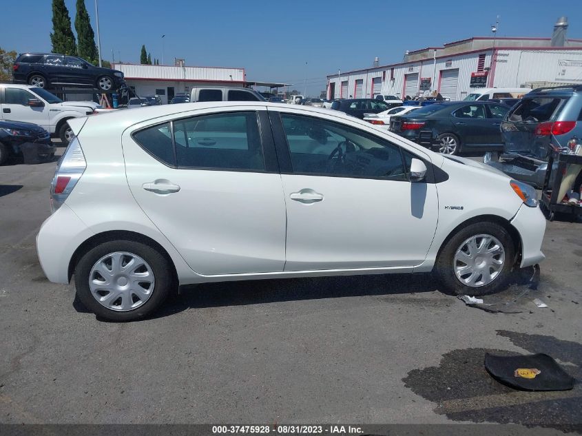 2014 TOYOTA PRIUS C ONE/THREE/TWO/FOUR - JTDKDTB35E1060329