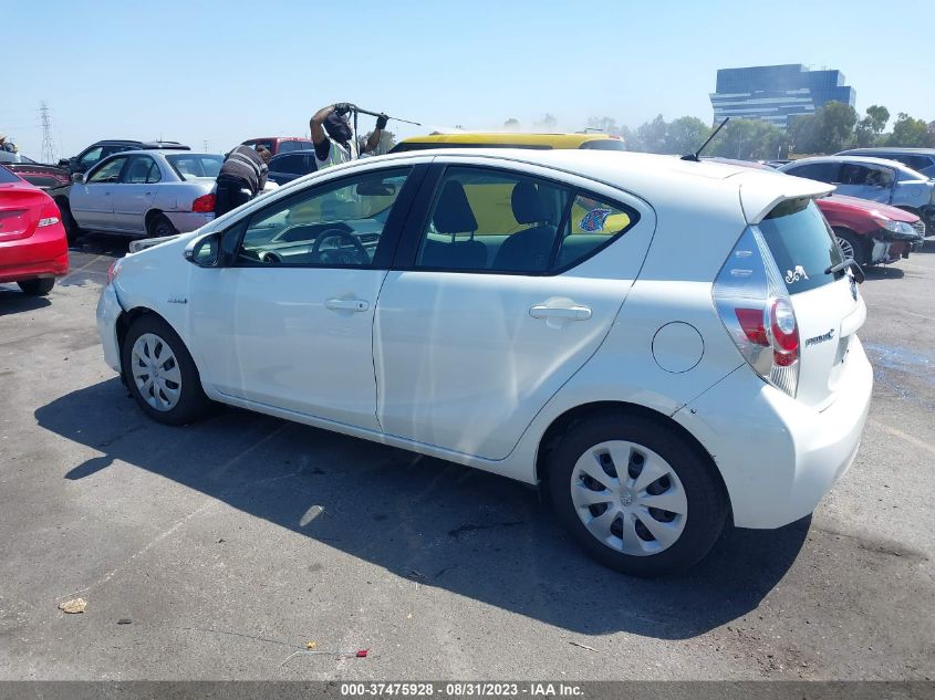 2014 TOYOTA PRIUS C ONE/THREE/TWO/FOUR - JTDKDTB35E1060329
