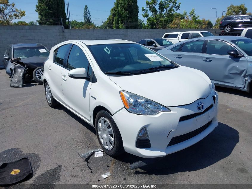2014 TOYOTA PRIUS C ONE/THREE/TWO/FOUR - JTDKDTB35E1060329
