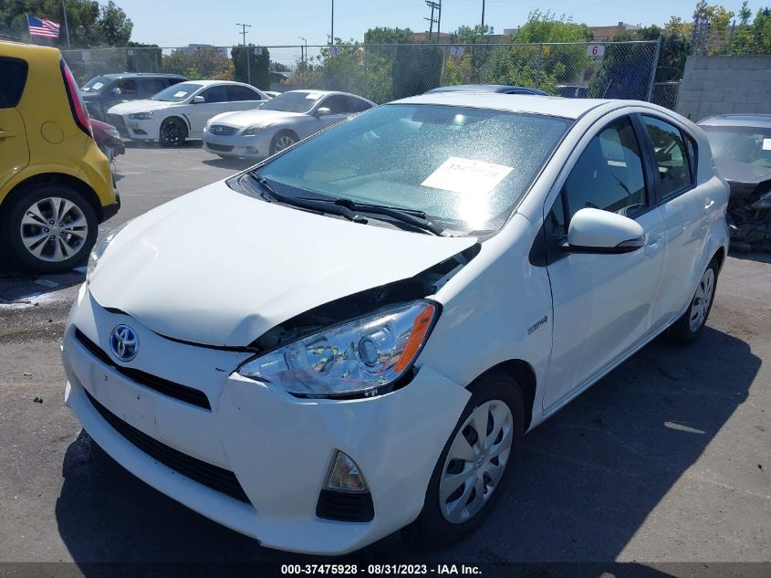 2014 TOYOTA PRIUS C ONE/THREE/TWO/FOUR - JTDKDTB35E1060329