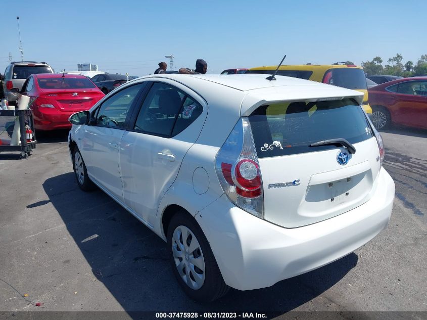 2014 TOYOTA PRIUS C ONE/THREE/TWO/FOUR - JTDKDTB35E1060329