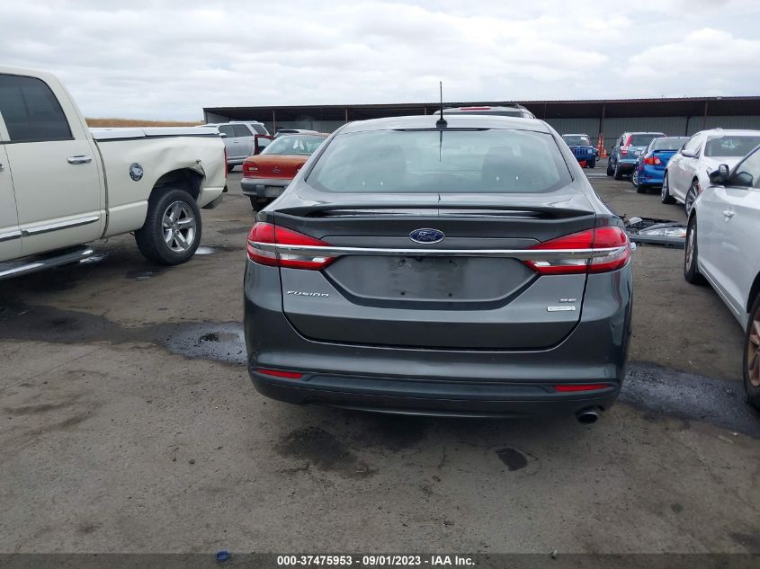 2018 FORD FUSION SE - 3FA6P0HD6JR241243