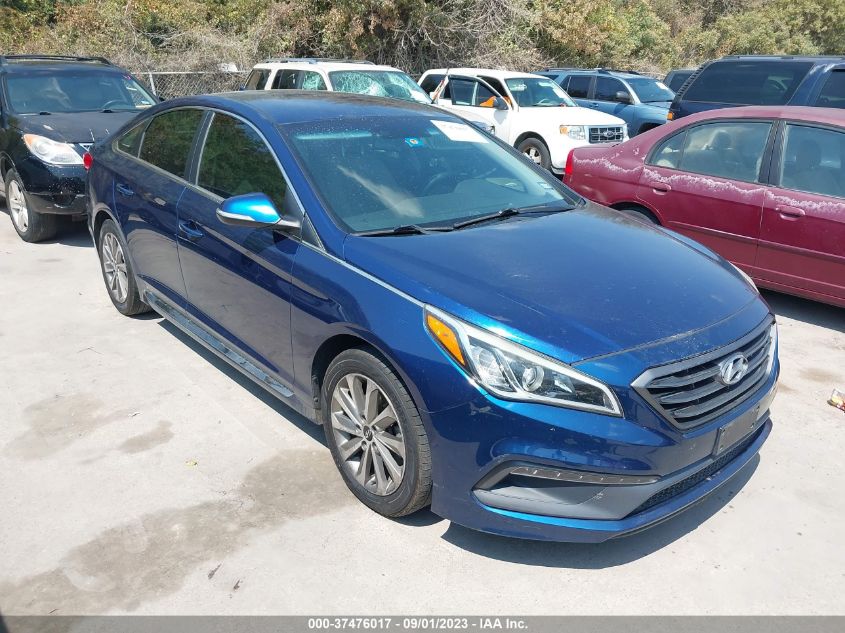 2016 HYUNDAI SONATA 2.4L SPORT - 5NPE34AF6GH264411