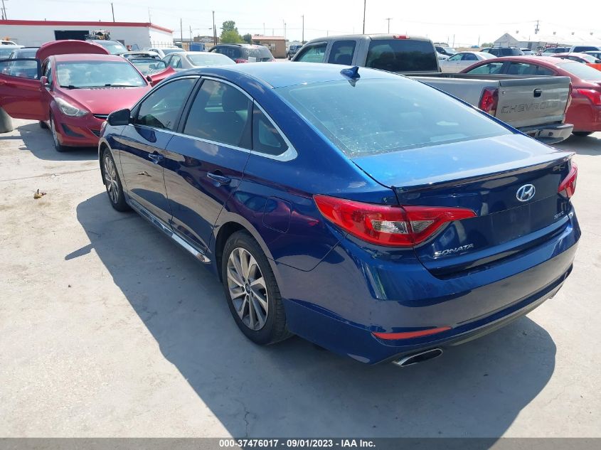 2016 HYUNDAI SONATA 2.4L SPORT - 5NPE34AF6GH264411