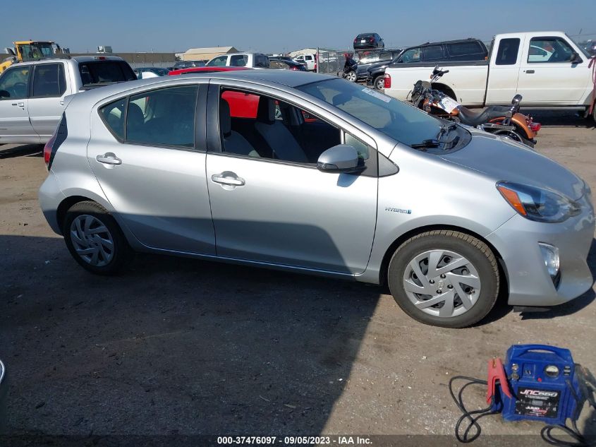 2015 TOYOTA PRIUS C ONE/TWO/THREE/FOUR - JTDKDTB3XF1581998