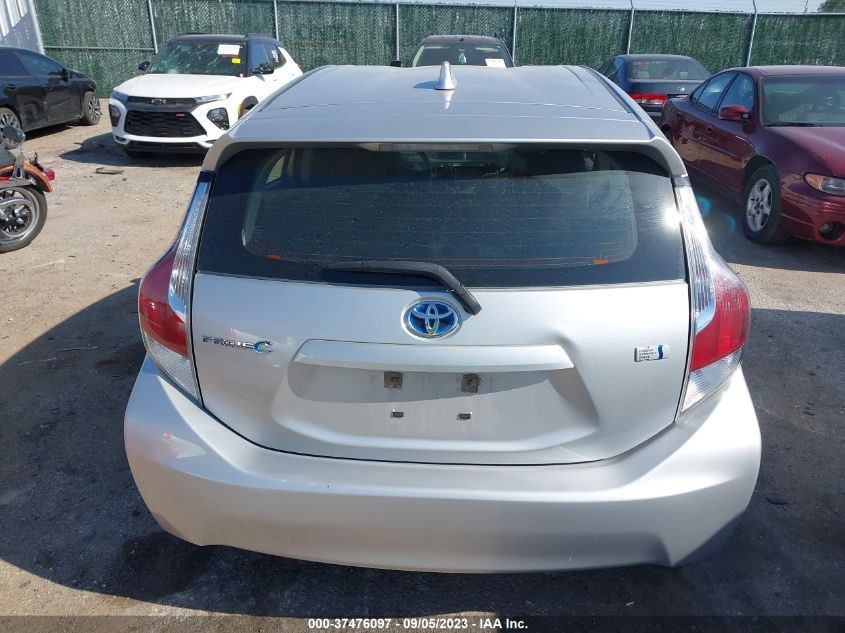 2015 TOYOTA PRIUS C ONE/TWO/THREE/FOUR - JTDKDTB3XF1581998