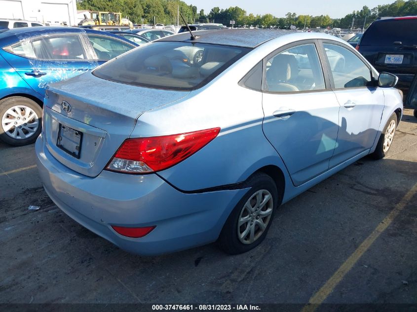 2014 HYUNDAI ACCENT GLS - KMHCT4AEXEU690082