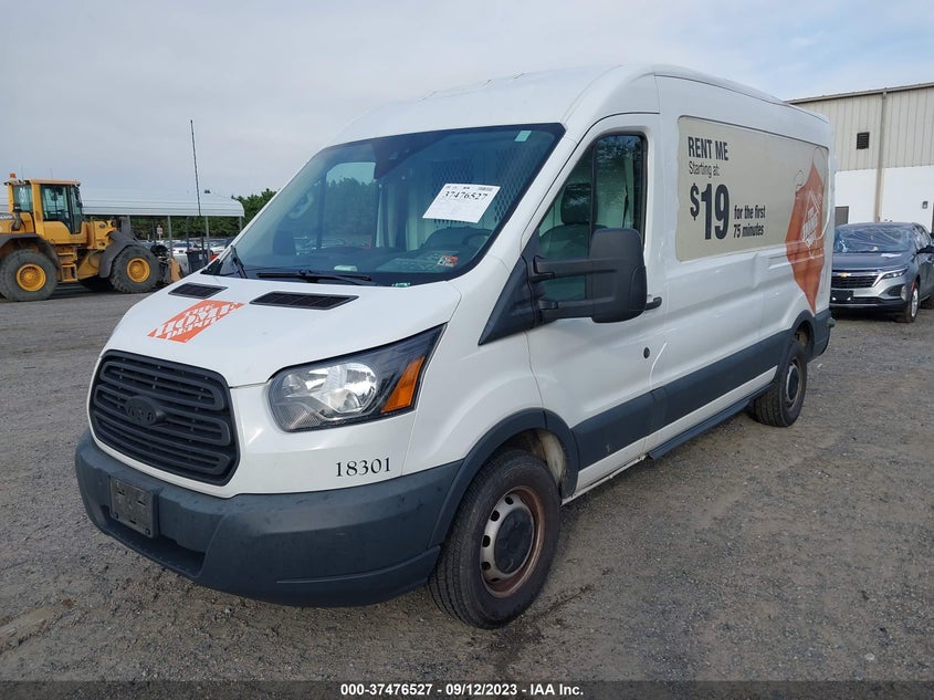 VIN 1FTBW2CM7JKA90593 2018 FORD TRANSIT VAN