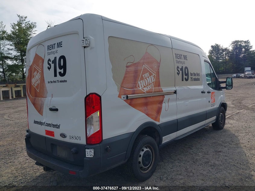 VIN 1FTBW2CM7JKA90593 2018 FORD TRANSIT VAN