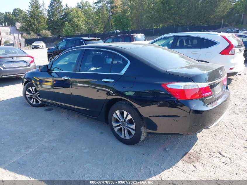 2015 HONDA ACCORD SEDAN LX - 1HGCR2F39FA186352