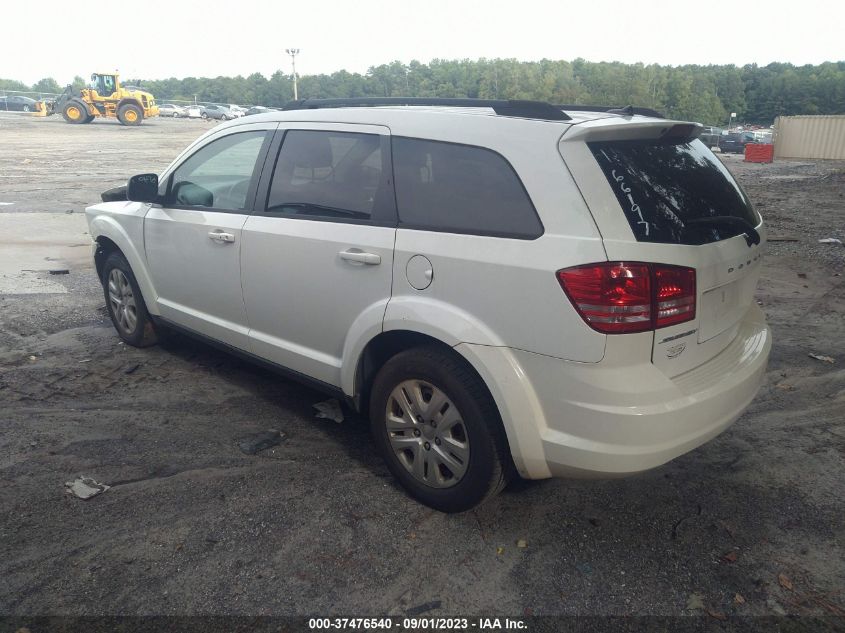 2016 DODGE JOURNEY SE - 3C4PDCAB4GT166197