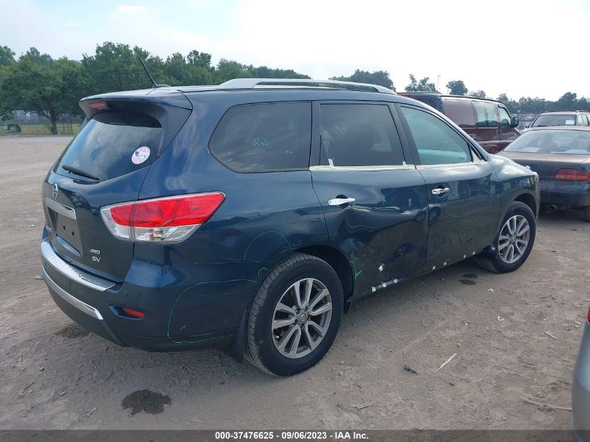 2016 NISSAN PATHFINDER SV - 5N1AR2MM3GC643479