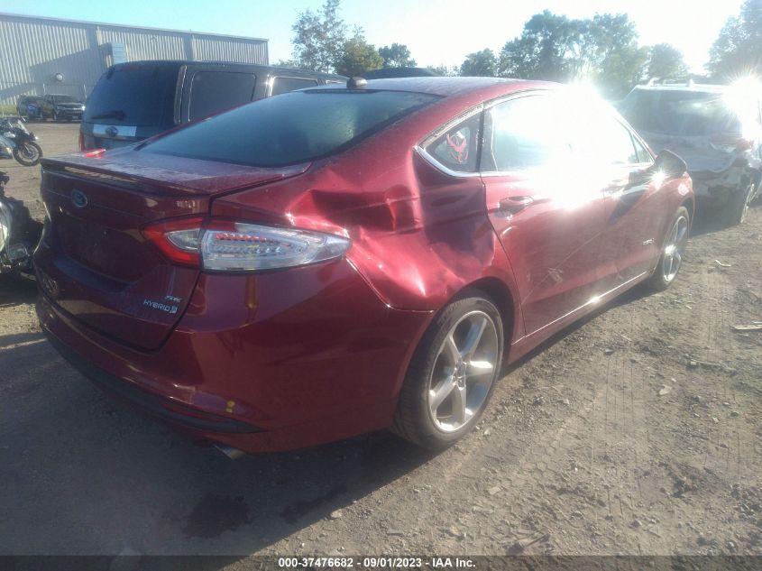 2014 FORD FUSION SE HYBRID - 3FA6P0LU6ER127742