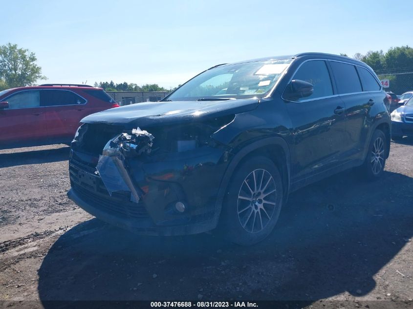 2017 TOYOTA HIGHLANDER XLE/SE - 5TDJZRFH9HS438665