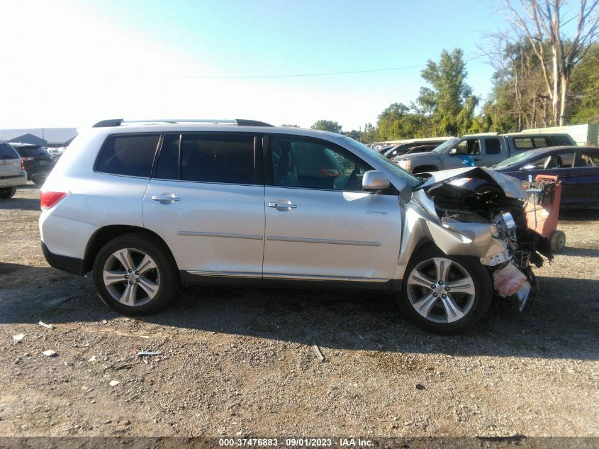 2013 TOYOTA HIGHLANDER LIMITED - 5TDDK3EH5DS177030