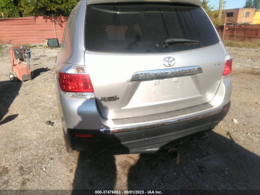 2013 TOYOTA HIGHLANDER LIMITED - 5TDDK3EH5DS177030