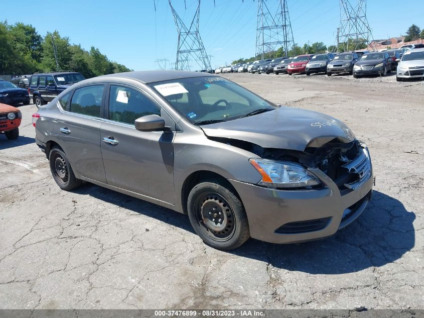 2015 NISSAN SENTRA SR/SL/S/SV/FE  S - 3N1AB7AP3FL629639