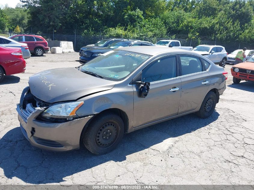 2015 NISSAN SENTRA SR/SL/S/SV/FE  S - 3N1AB7AP3FL629639