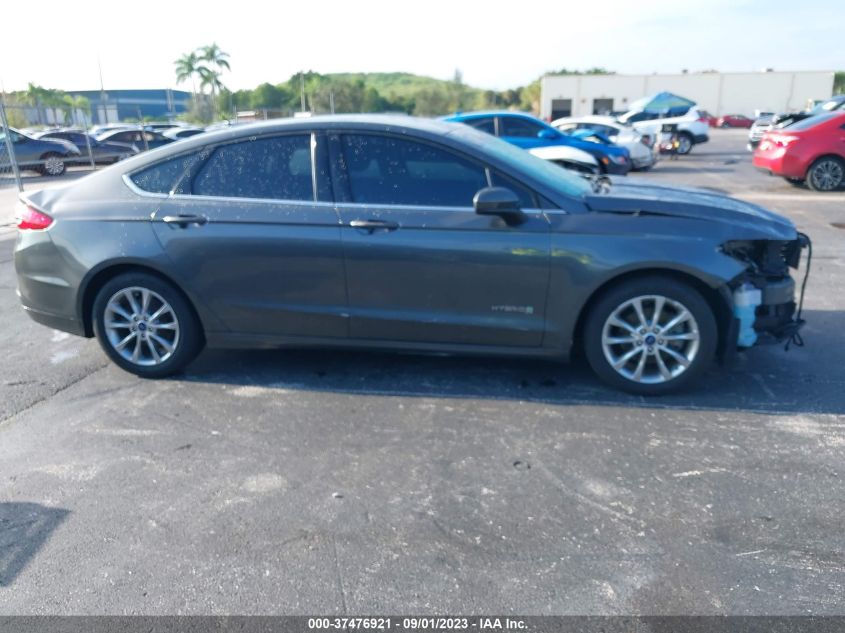 2017 FORD FUSION HYBRID SE - 3FA6P0LU5HR325488