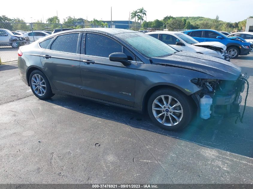 2017 FORD FUSION HYBRID SE - 3FA6P0LU5HR325488