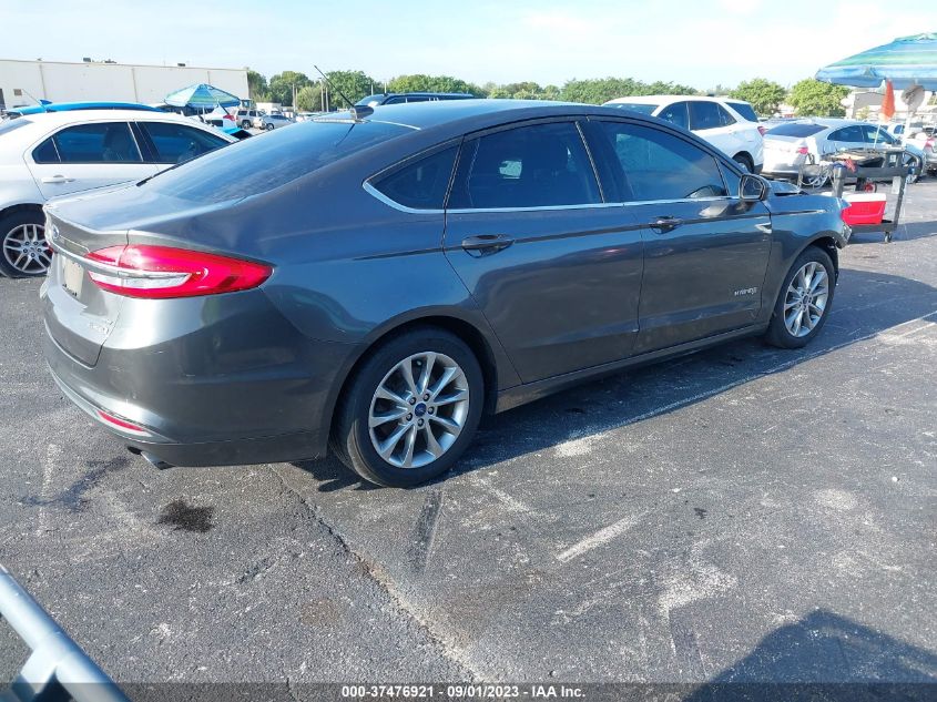 2017 FORD FUSION HYBRID SE - 3FA6P0LU5HR325488